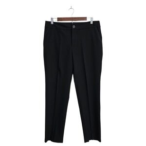Karen Kane High Waist Tapered Leg Ankle Pants In Black Sz 12